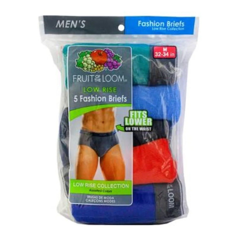 Trusa Fol Low Rise Multicolor 5 Piezas