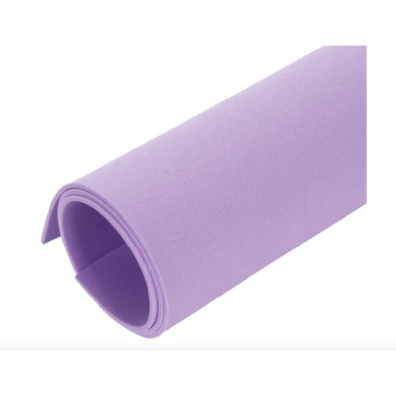 Papeleria Placa De Fomi Color Lavanda 5 Piezas De 49x49cm