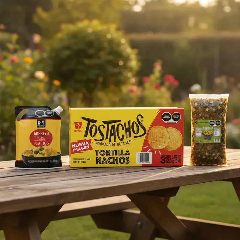 Kit Nachos Tostachos + Queso 2.26kg + Chiles3kg