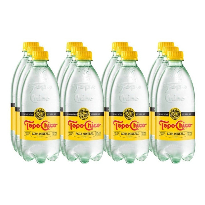 Agua Mineral Topo Chico De 600ml (12piezas)