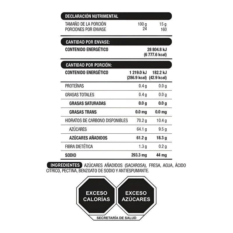 Mermelada De Fresa Heinz 120 Blisters De 20g C/u (2.4 Kg)