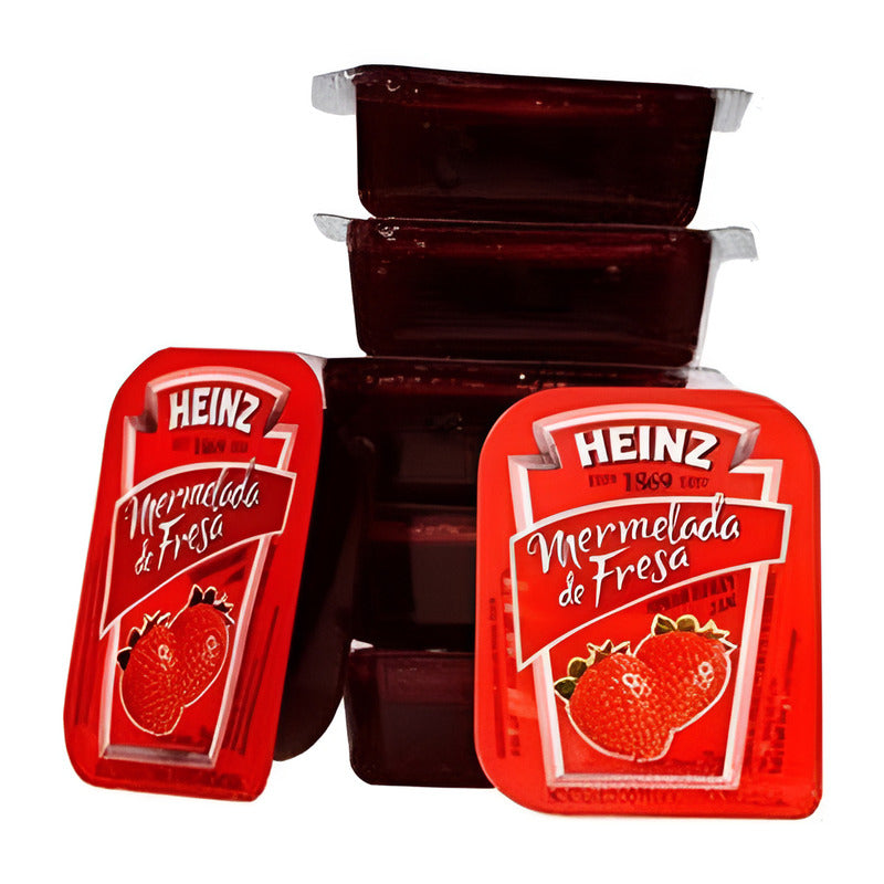 Mermelada De Fresa Heinz 120 Blisters De 20g C/u (2.4 Kg)