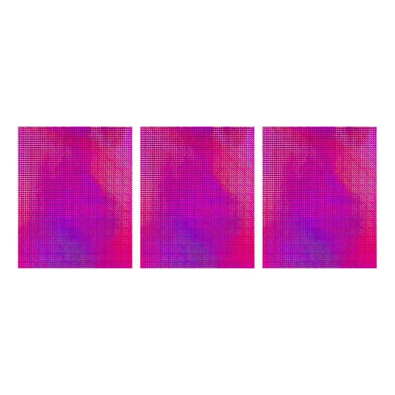 Papel Holográfico Diseño Olas Color Rosa 40x50cm 20pz
