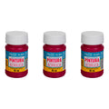 Pintura Acrílica Alta Calidad Color Vino 3 Pz De 35ml Vino