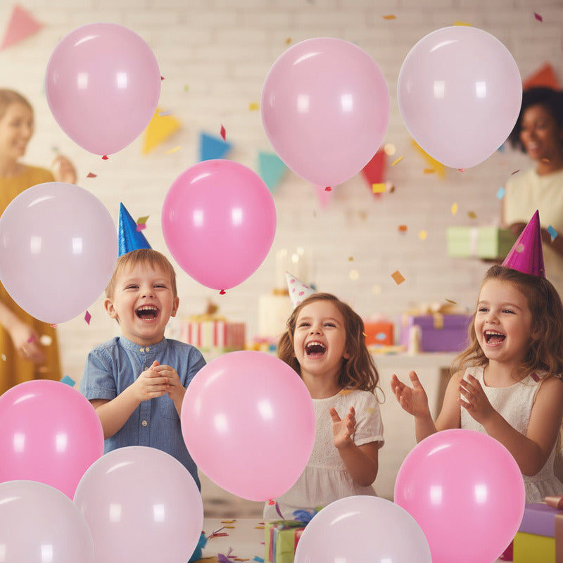 Globos Surtidos De 30cm Tonos Rosas 30 Piezas Surtido Rosas