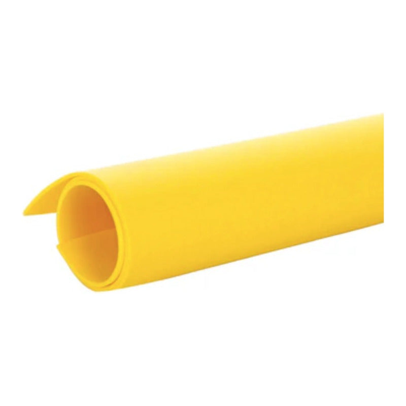 Papeleria Placa De Fomi Color Amarillo 5 Piezas De 49x49cm