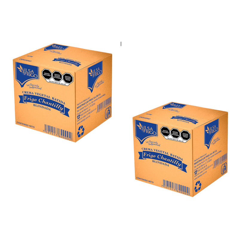 Crema Vegetal Batida Ilsa Frigo 800 G (2 Piezas)