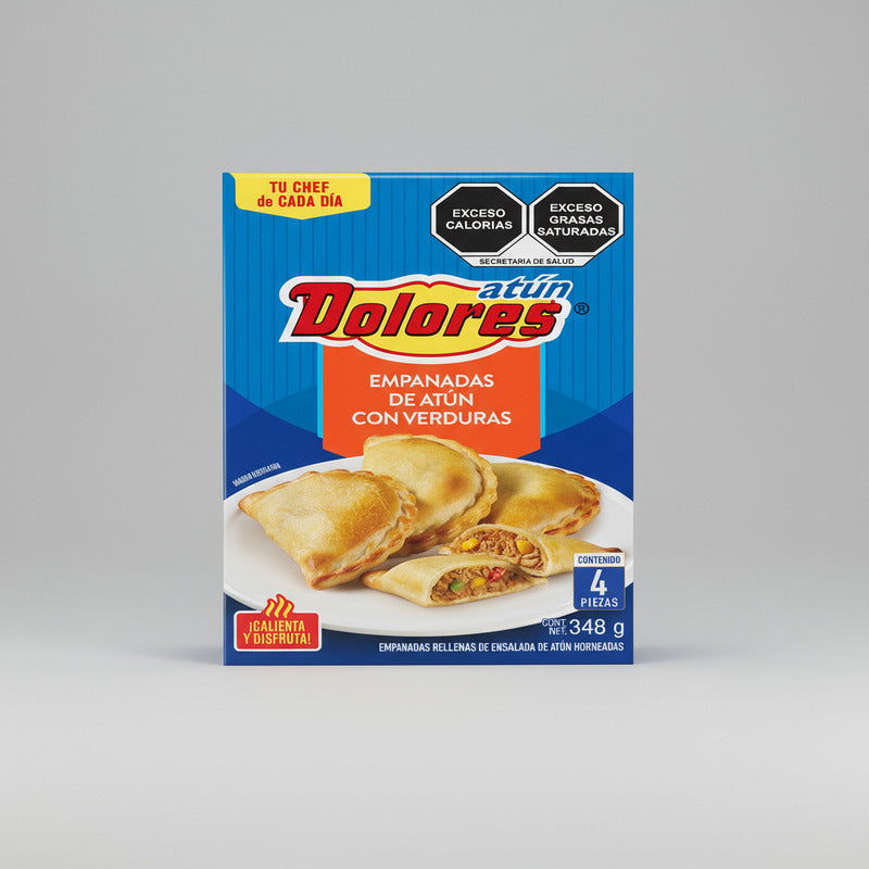 Empanadas De Atún Con Verduras Dolores 3 Paq De 348gr