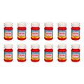Pintura Acrílica Alta Calidad Color Rojo Oscuro 12 Pz D 35ml Rojo Oscuro