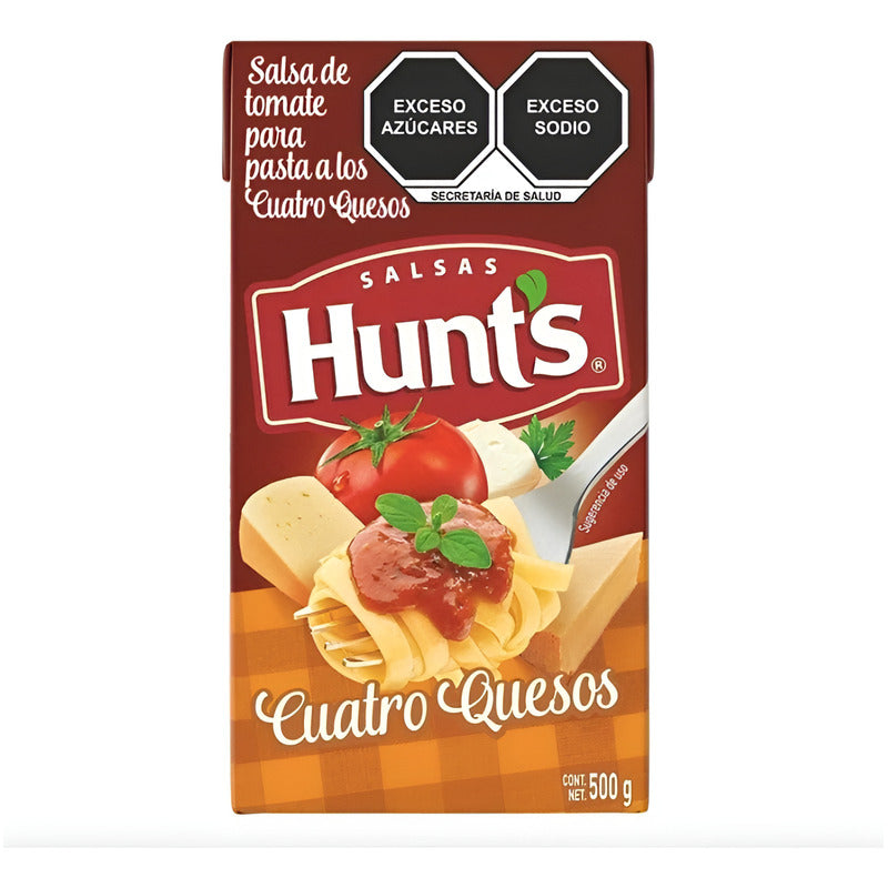 Salsa Hunts De Tomate A Los Cuatro Quesos 9 Piezas De 500gr