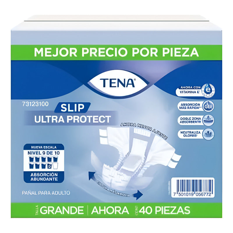 Pañal Para Adulto Anatómico Tena Slip Grande 30 Piezas Grande