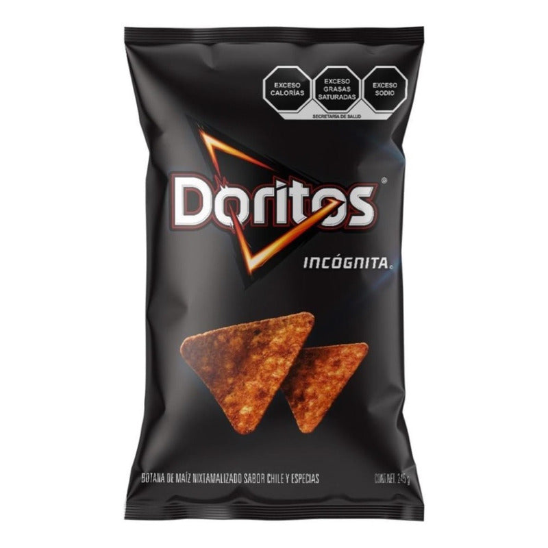 Doritos Incógnita Sabor Chile Y Especias 223g 12pzas