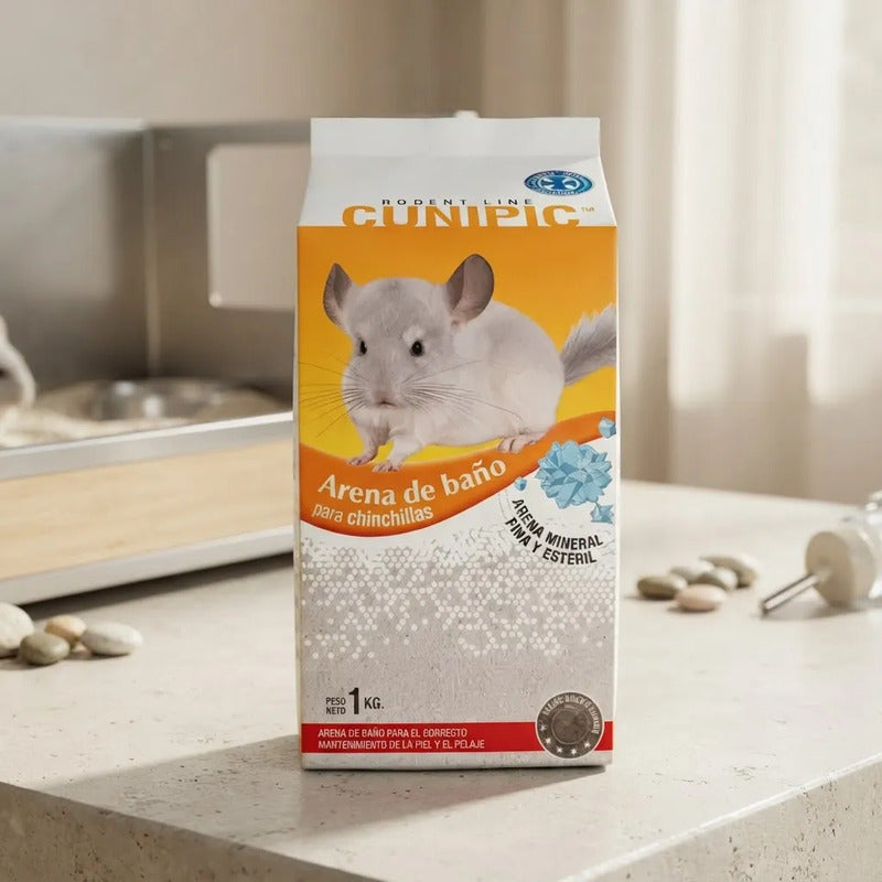 Cunipic Arena De Baño Para Chinchilla, 1 Kg