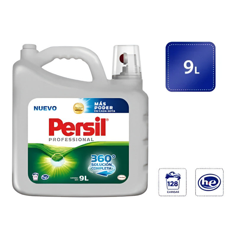Detergente Para Ropa Líquido Persil Profesional Floral Botella 9 l