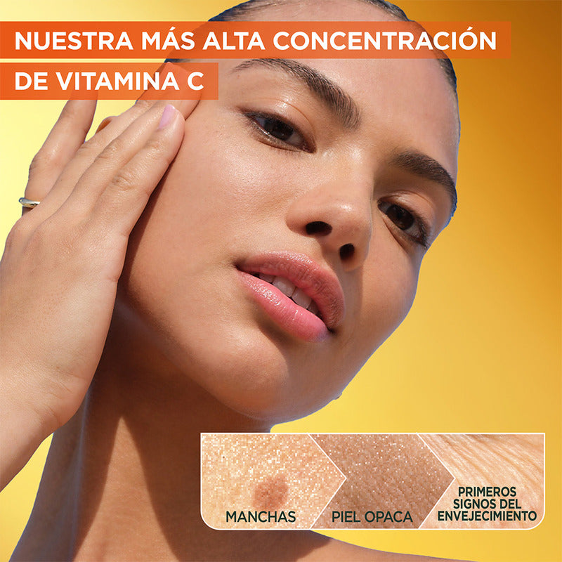 Garnier Express Aclara Sérum Noche Antimanchas Con Vitamina C Pura, 30ml Todo Tipo De Piel