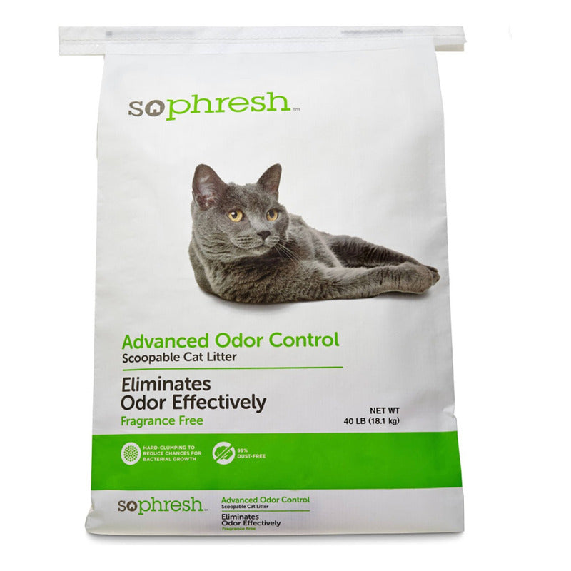 Arena Para Gato Sophresh Sin Esencia Para Gato, 18.1 Kg