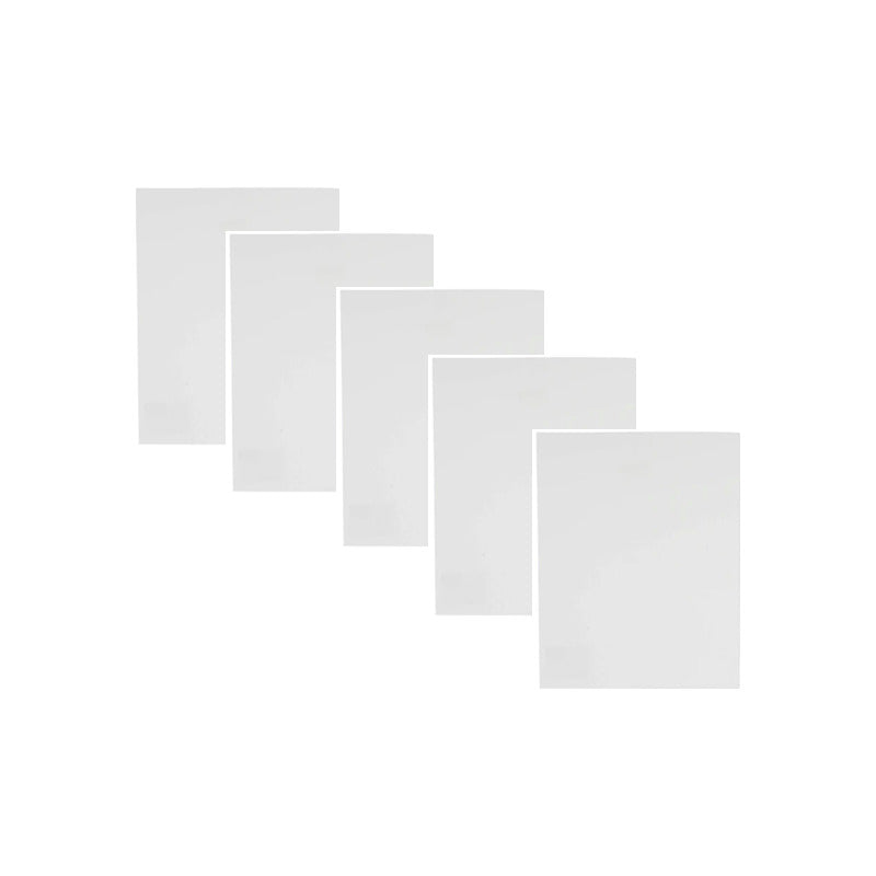Placa De Fomi Color Blanco 5 Piezas De 21x27cmx2mm