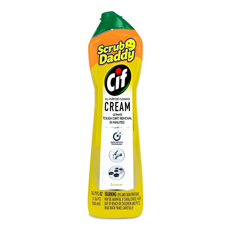 Limpiador En Crema Multiusos Cif & Scrub Daddy Lemon