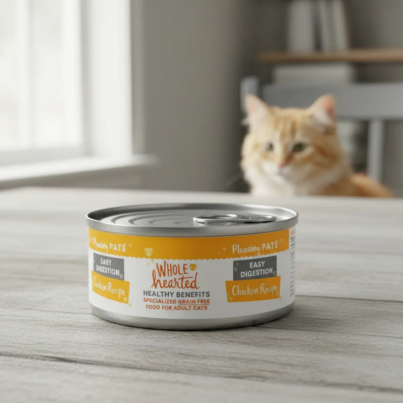 Alimento Húmedo Fácil Digestión Gato Adulto De Pollo156 G