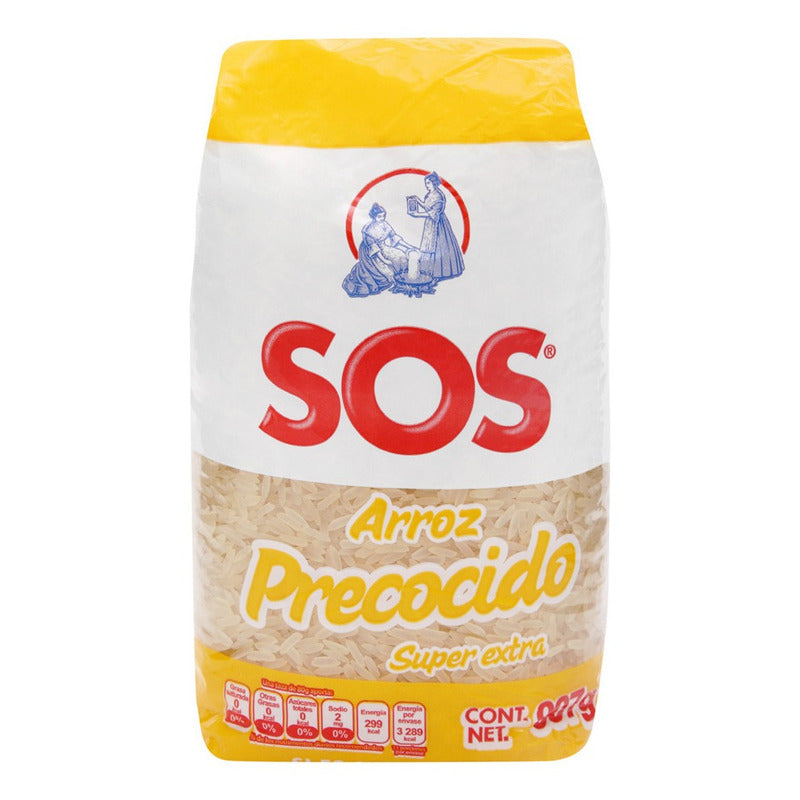 Arroz Precocido Sos 1 Kg 5 Pack Ipg