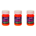 Pintura Acrílica Color Naranja Neón 3 Piezas De 35ml Naranja Neón