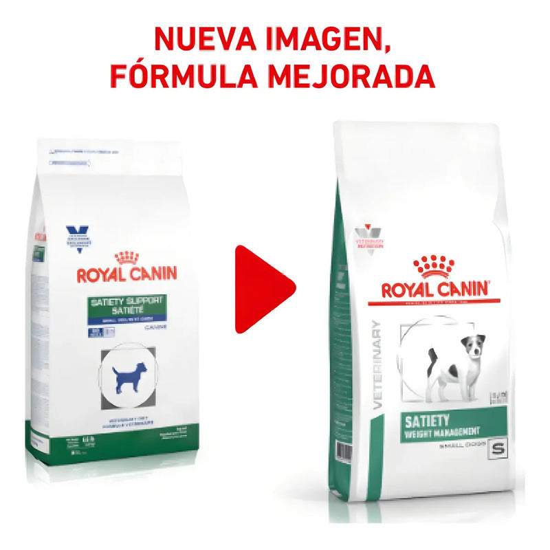 Alimento Royal Canin Veterinary Diet Canine Satiety Support Para Perro Adulto De Raza Pequeña Sabor Mix De 3 Kg