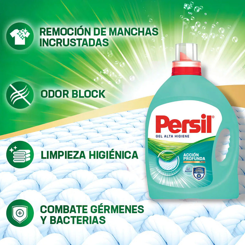Detergente Líquido Persil Alta Higiene Acción Profunda 3l