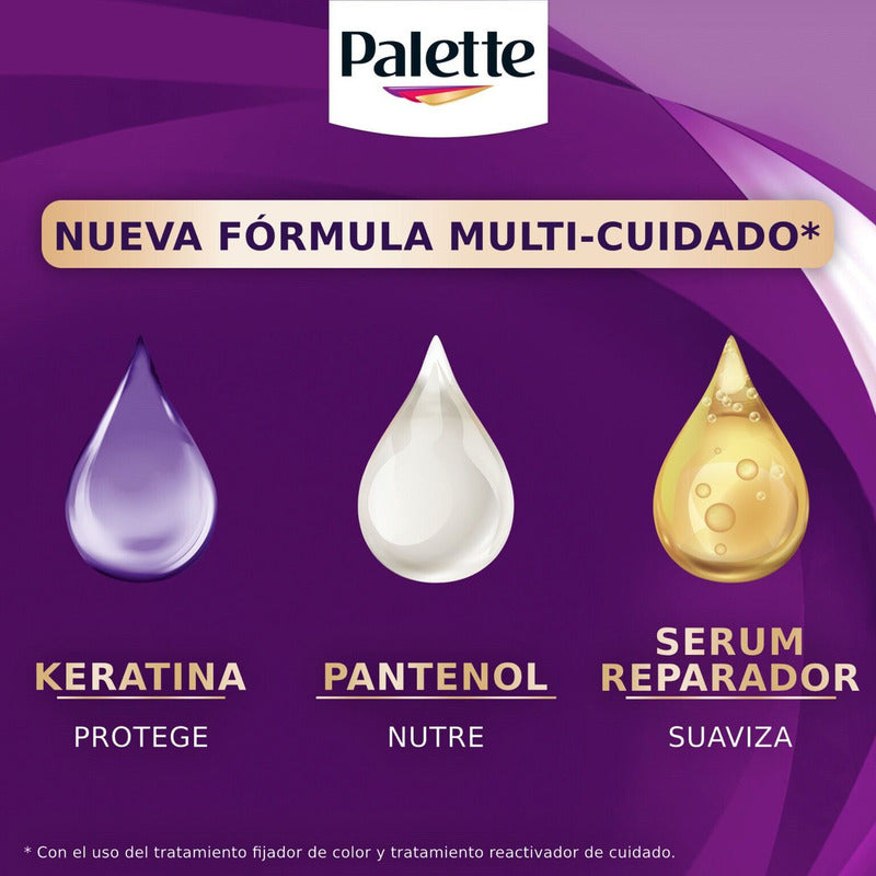 Tinte Para Cabello Color Creme Rubio Oscuro 6-0 Palette 6-0 Rubio Oscuro