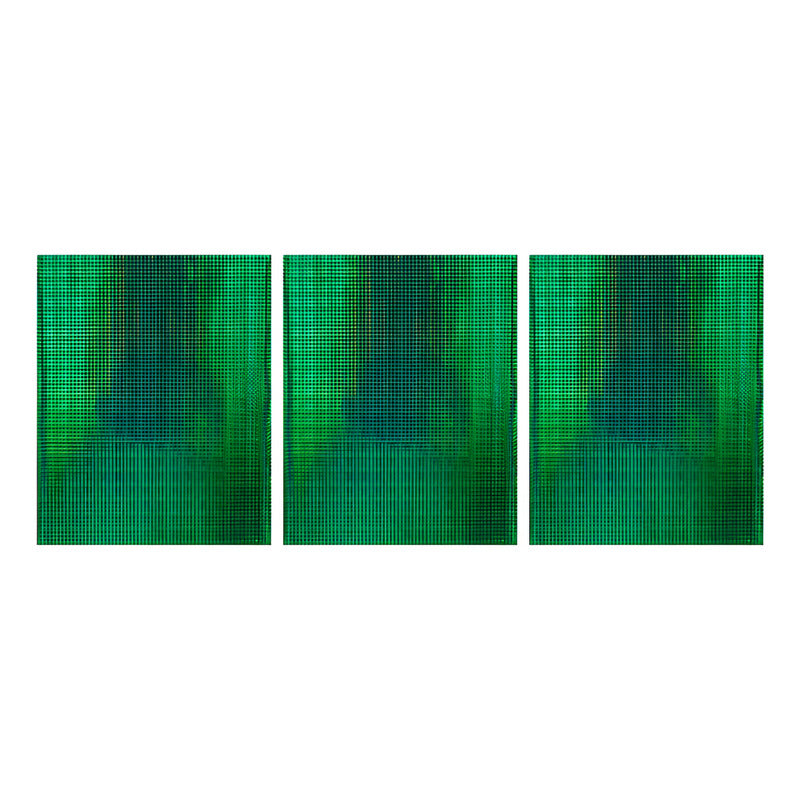 Papel Holográfico Diseño Olas Color Verde 40x50cm 10pz Verde Papel Holográfico Diseño Olas Color Verde