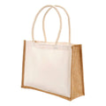 Bolsa Ecológica De Yute Blanco Fantasías Miguel 31x24x10cm Con Manija