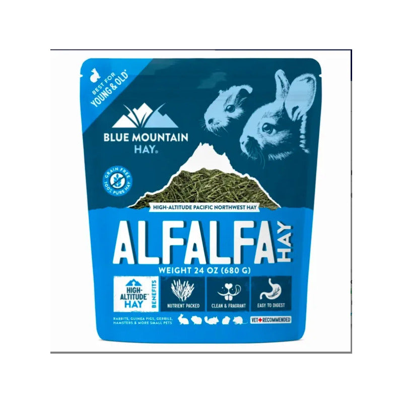 Blue Mountain Heno De Alfalfa Para Pequeños Mamíferos, 680 G