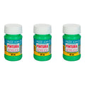 Pintura Acrílica Alta Calidad Color Esmeralda 3 Pz De 35ml Esmeralda