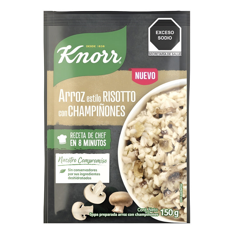 Arroz Knorr Risotto Con Champiñones 150g