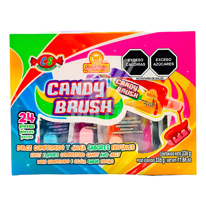 Dulce Candy Brush Las Delicias 3 Paquetes De 24 Piezas