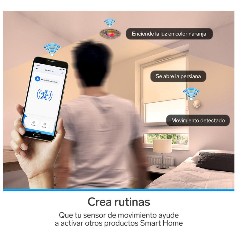 Steren Shome-141 Sensor De Movimiento (pir) Wi-fi Blanco