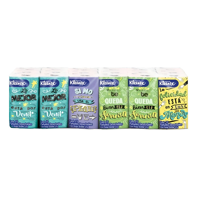 Kleenex Pañuelo Facial 24 Piezas Sella Pack Blanco