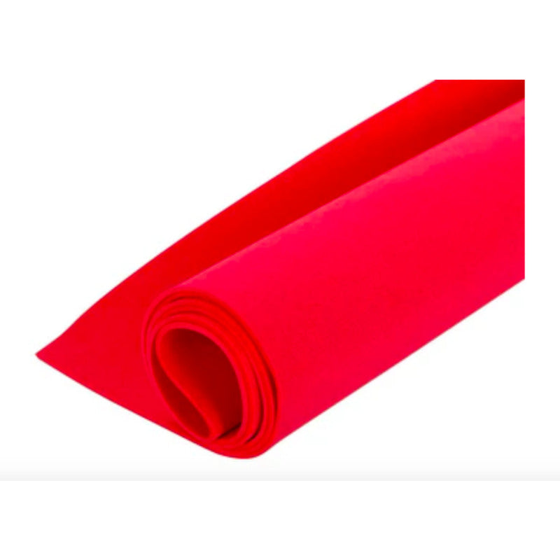 Placa De Fomi Color Rojo 12 Piezas De 90cm X 1m