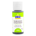 Colorante En Gel Comestible Enco Verde Limón 40g (2 Pzs) Verde Limón