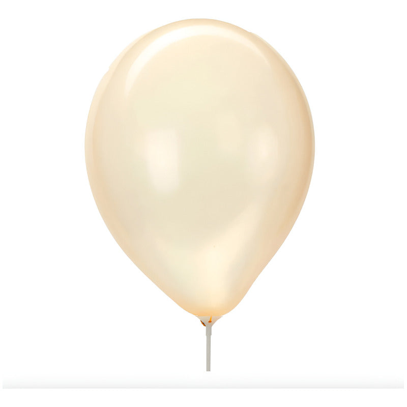Globos Aperlados Color Oro De 13cm Paquete De 60pz Oro