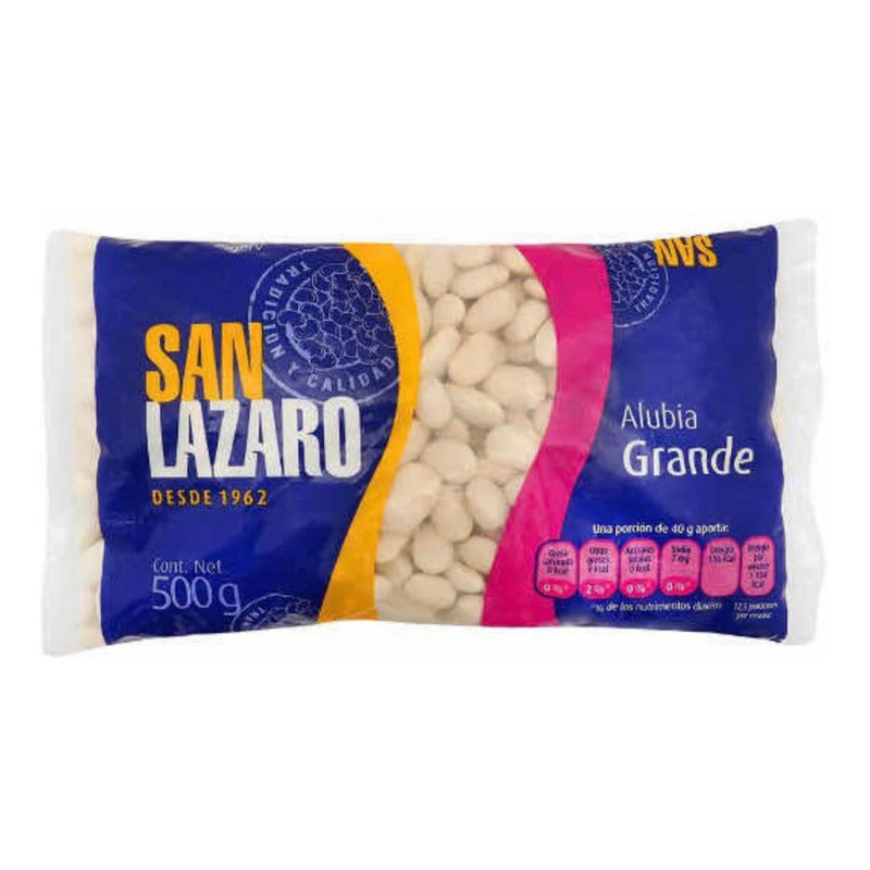Alubia Grande San Lázaro De 500g C/u (6piezas)