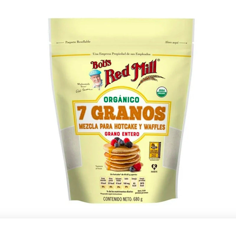 Mezcla Para Hotcakes Bobs Red Mill Orgánico 2 Piezas De 680g