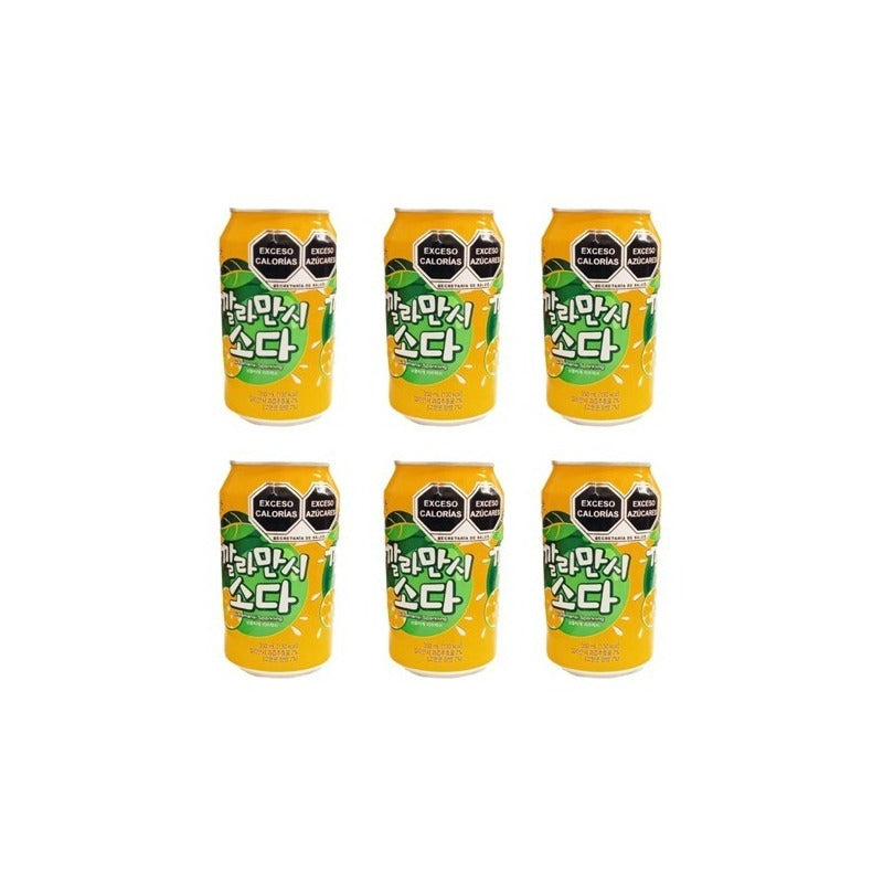 Bebida Gasificada Calamansi Sparkling Sabor Naranja 6 Pz