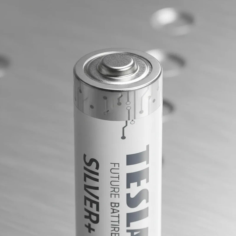 Pilas Alcalinas Tesla Aa Silver+ Paquete 10 Piezas
