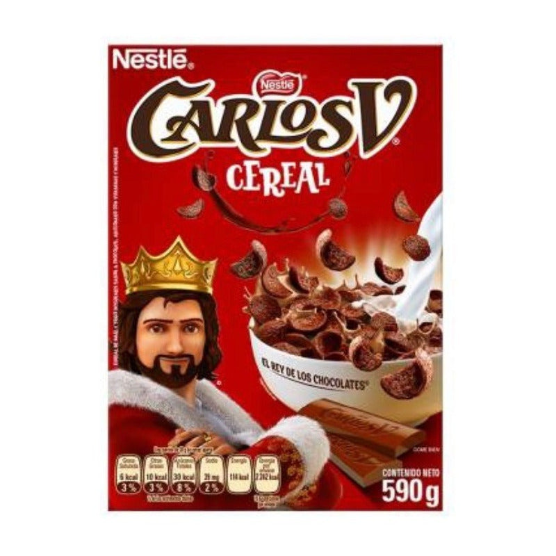 Cereal Nestlé Carlos V Sabor Chocolate 2 Cajas De 590g