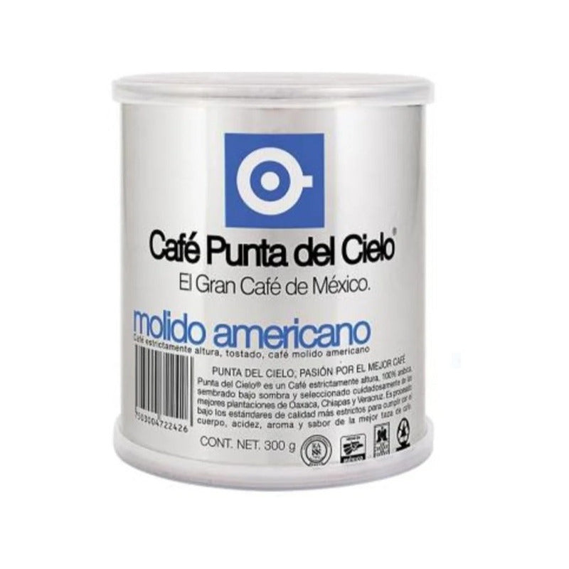 Café Molido Punta Del Cielo Americano En Lata 300g (2botes)