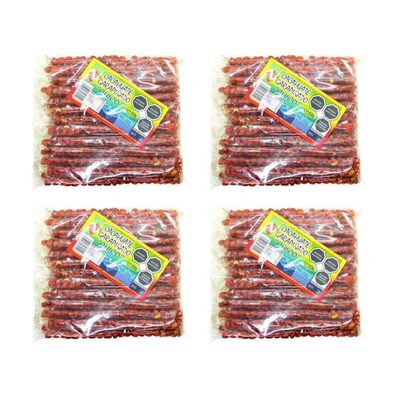 Cacahuate Garapiñado #1 Chico Con 25pzs (4 Bolsas)