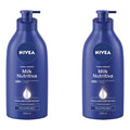 Nivea Body Milk Crema Corporal 2 Piezas De 1l Sin Fragancia