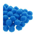 Mercería Pom Poms De 19mm Color Azul 1 Paq De 100pz