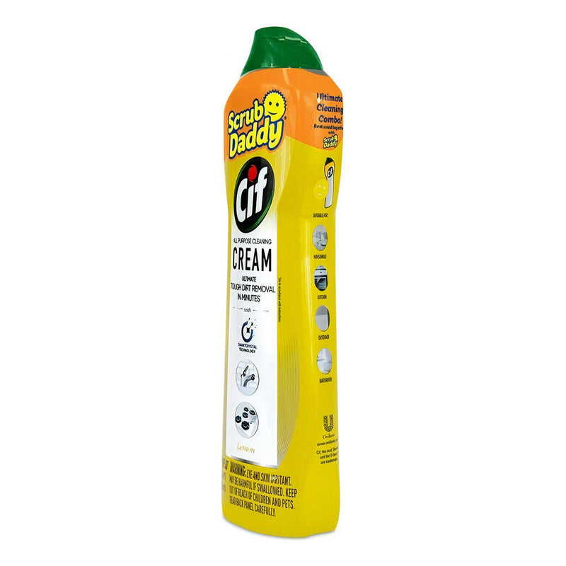 Limpiador En Crema Multiusos Cif & Scrub Daddy Lemon