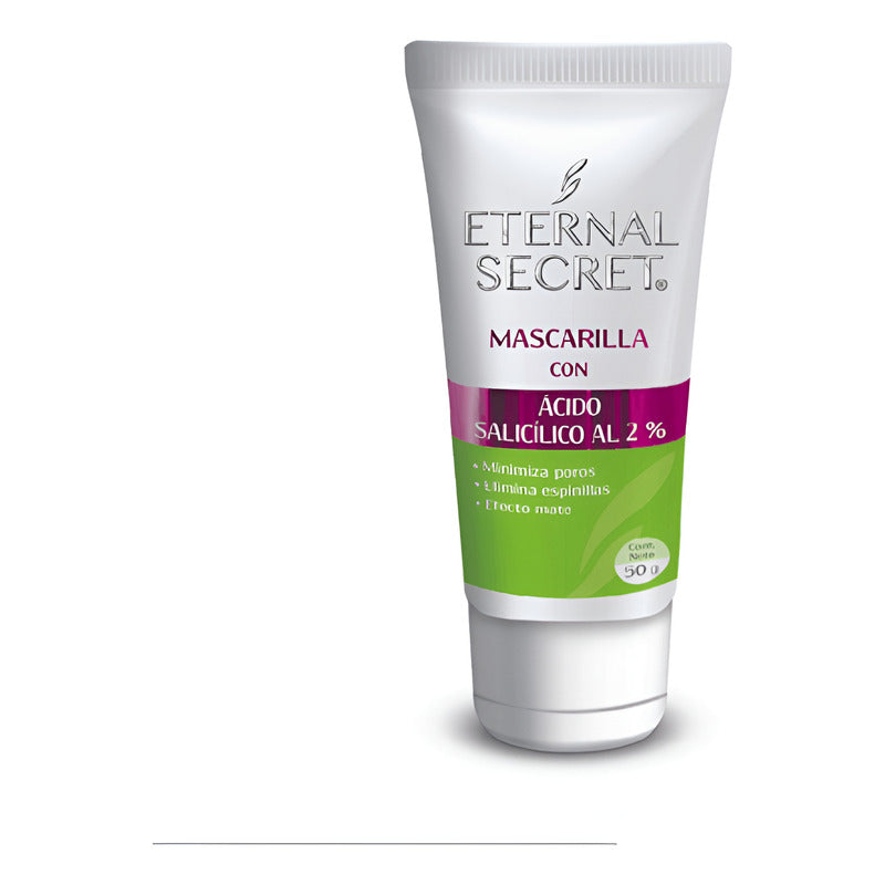 Mascarilla Facial Con Acido Salicilico 2% Eternal 50gr Grasa Y Mixta